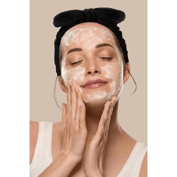 Soft Plush Bowknot Spa Headband - Picture 5 of 7